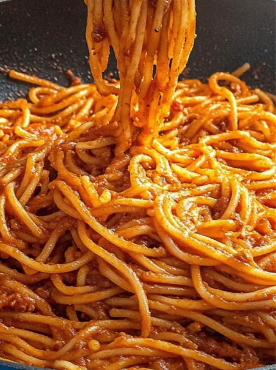 Spaghetti sauté africain
