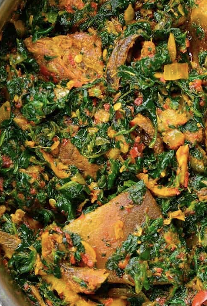 Sauce feuilles (Gboma)