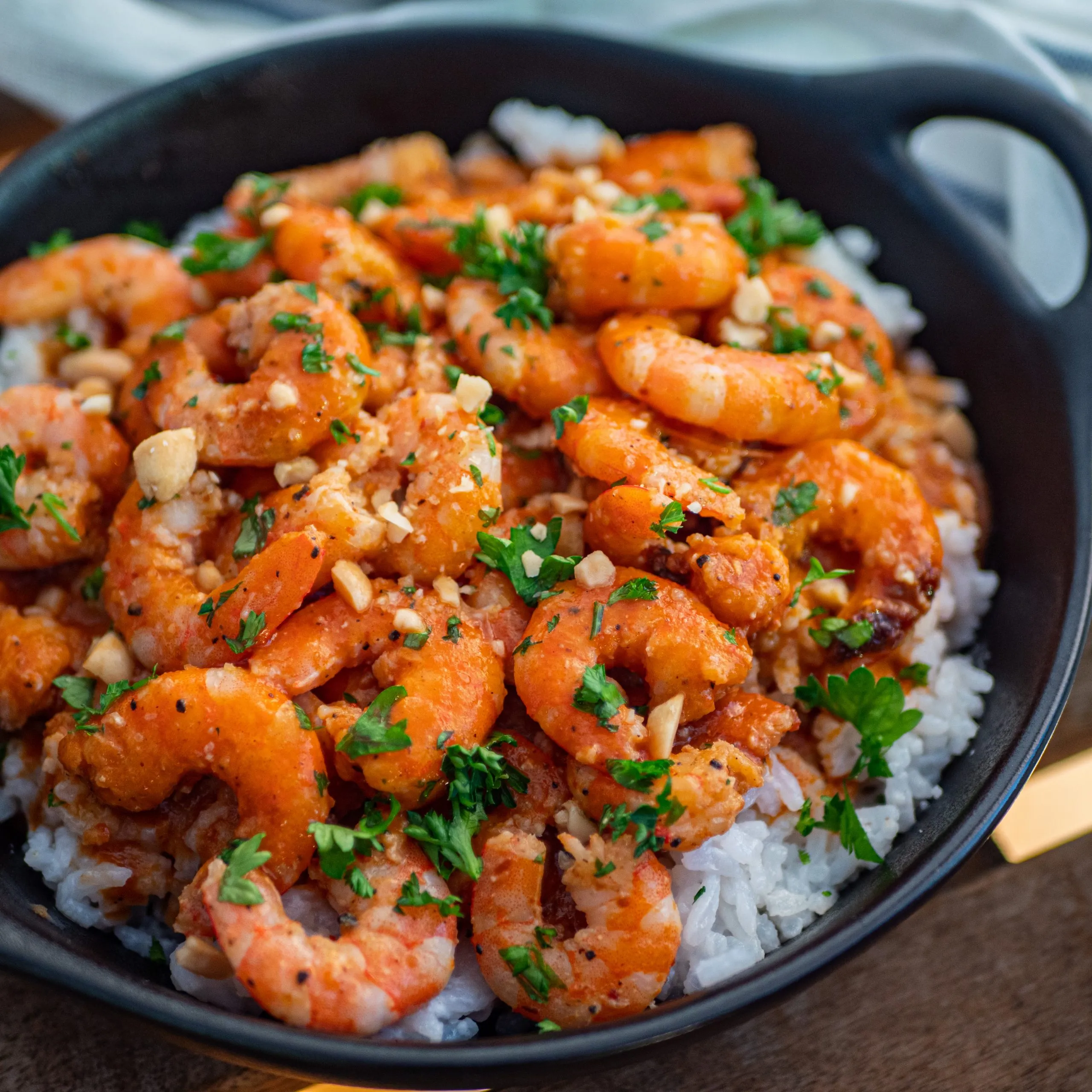 Piri-piri de crevettes