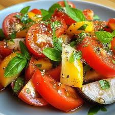 Salade de sardines à la tomate et oignon